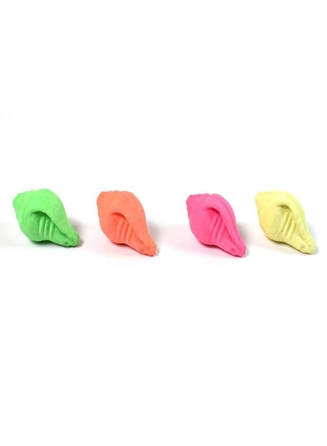 Garth Shankh Shape Eraser Rubber (1 Pc/Mix Colour & Design) - Image 1